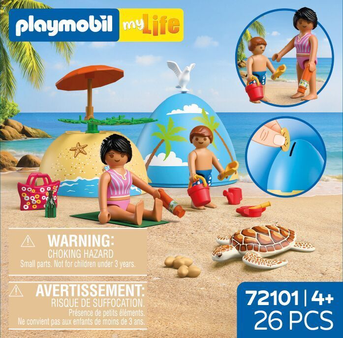 Playmobil Spiel-Ei: Strandurlaub 72101 - Bild 4
