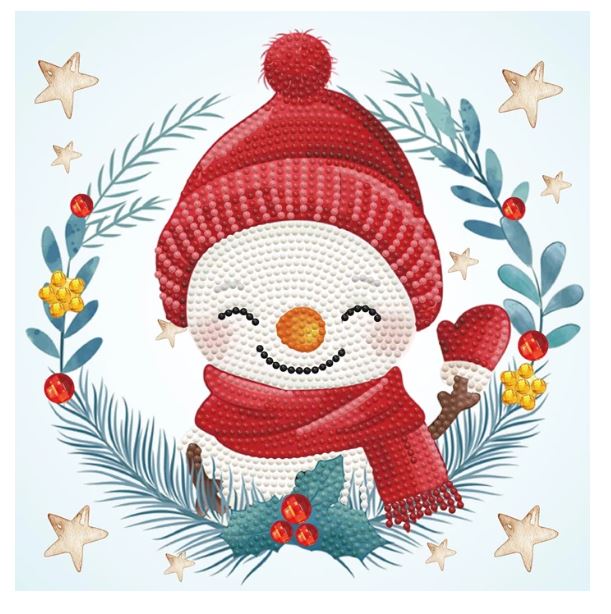 Diamond Painting Schneemann - Bild 4