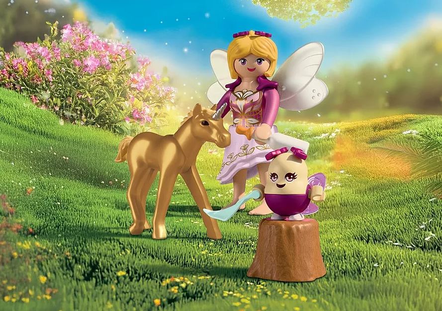 PLAYMOBIL Goldenes Einhornfohlen mit Fee 71844 - Bild 4