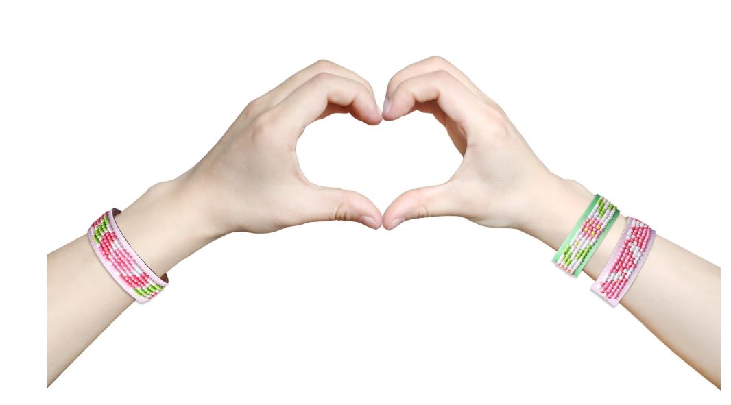 Diamond Painting Armbänder Pink - Bild 4