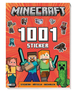 Minecraft: 1001 Sticker, Rätseln, Ausmal