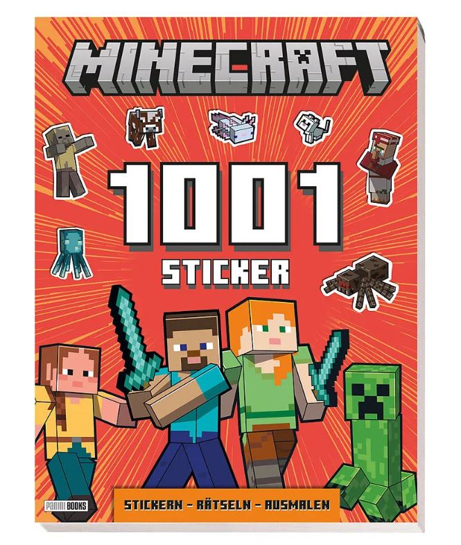 Minecraft: 1001 Sticker, Rätseln, Ausmal - Bild 1