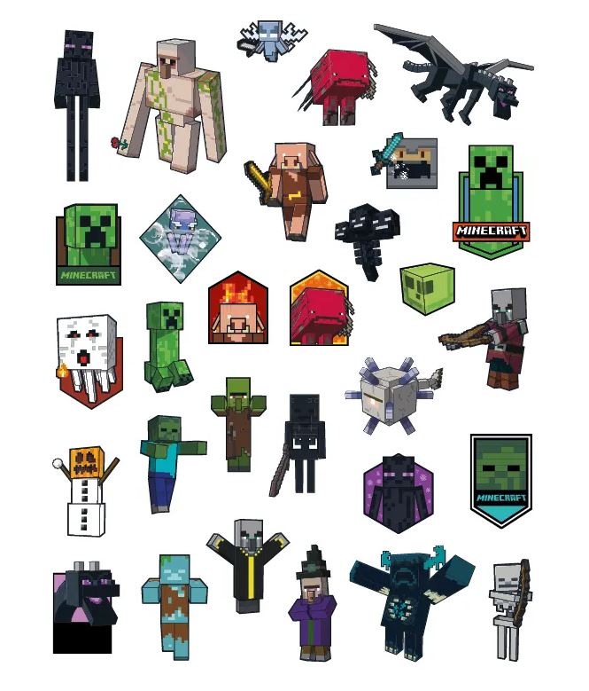 Minecraft: 1001 Sticker, Rätseln, Ausmal - Bild 2