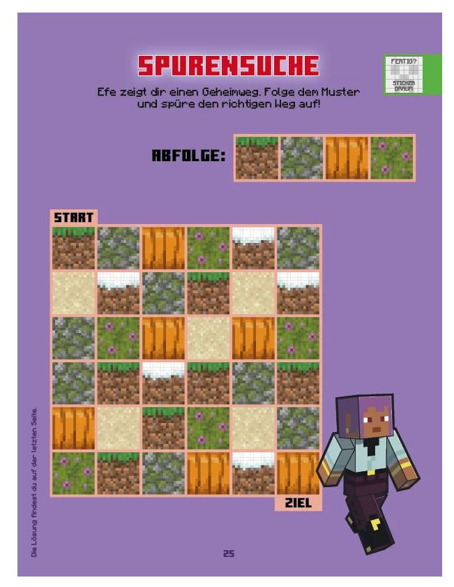 Minecraft: 1001 Sticker, Rätseln, Ausmal - Bild 4