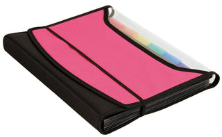 Fächermappe Soft touch Himbeer