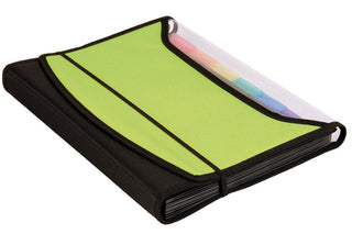 Fächermappe Soft touch Grün