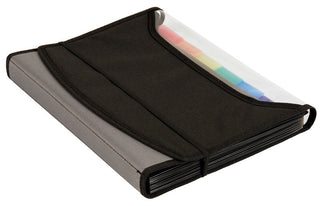 Fächermappe Soft touch Schwarz