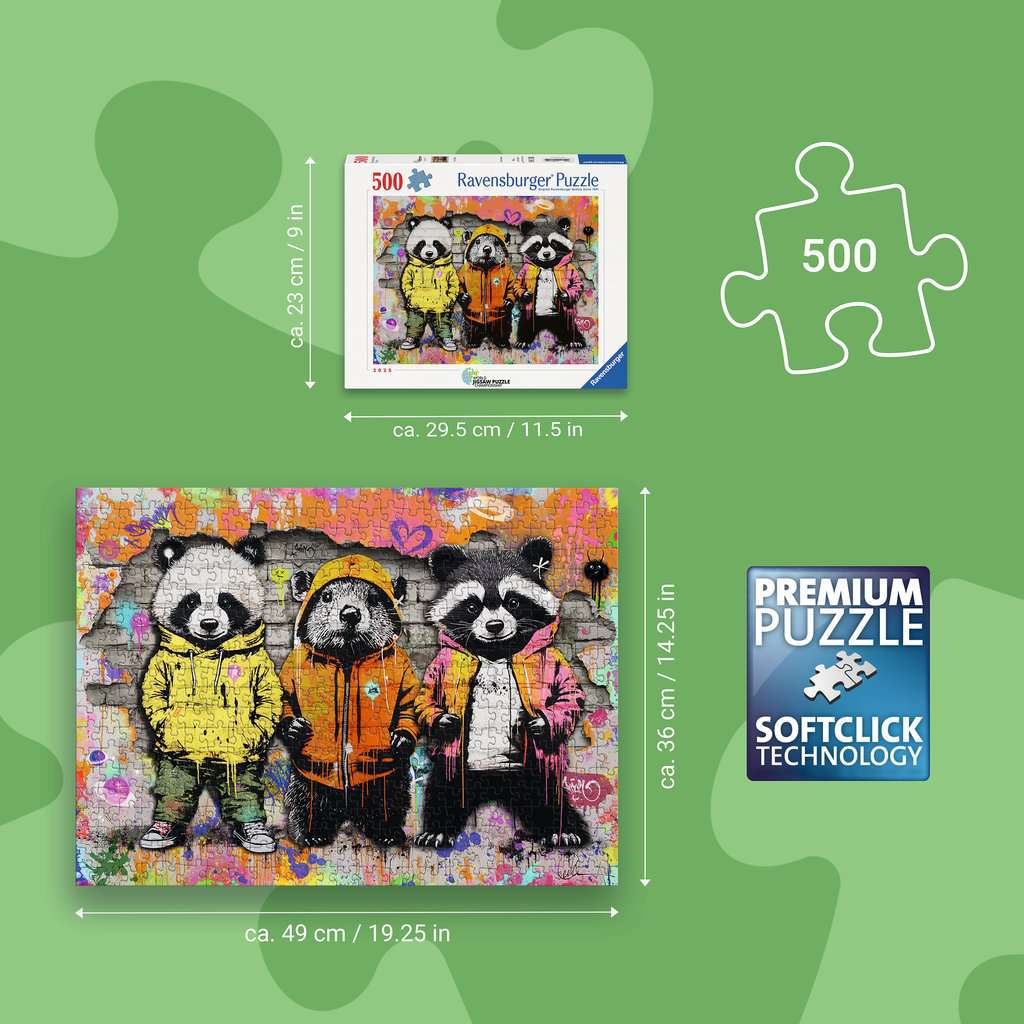 Puzzle 500 Teile Flauschige Freunde 01.705 - Bild 3
