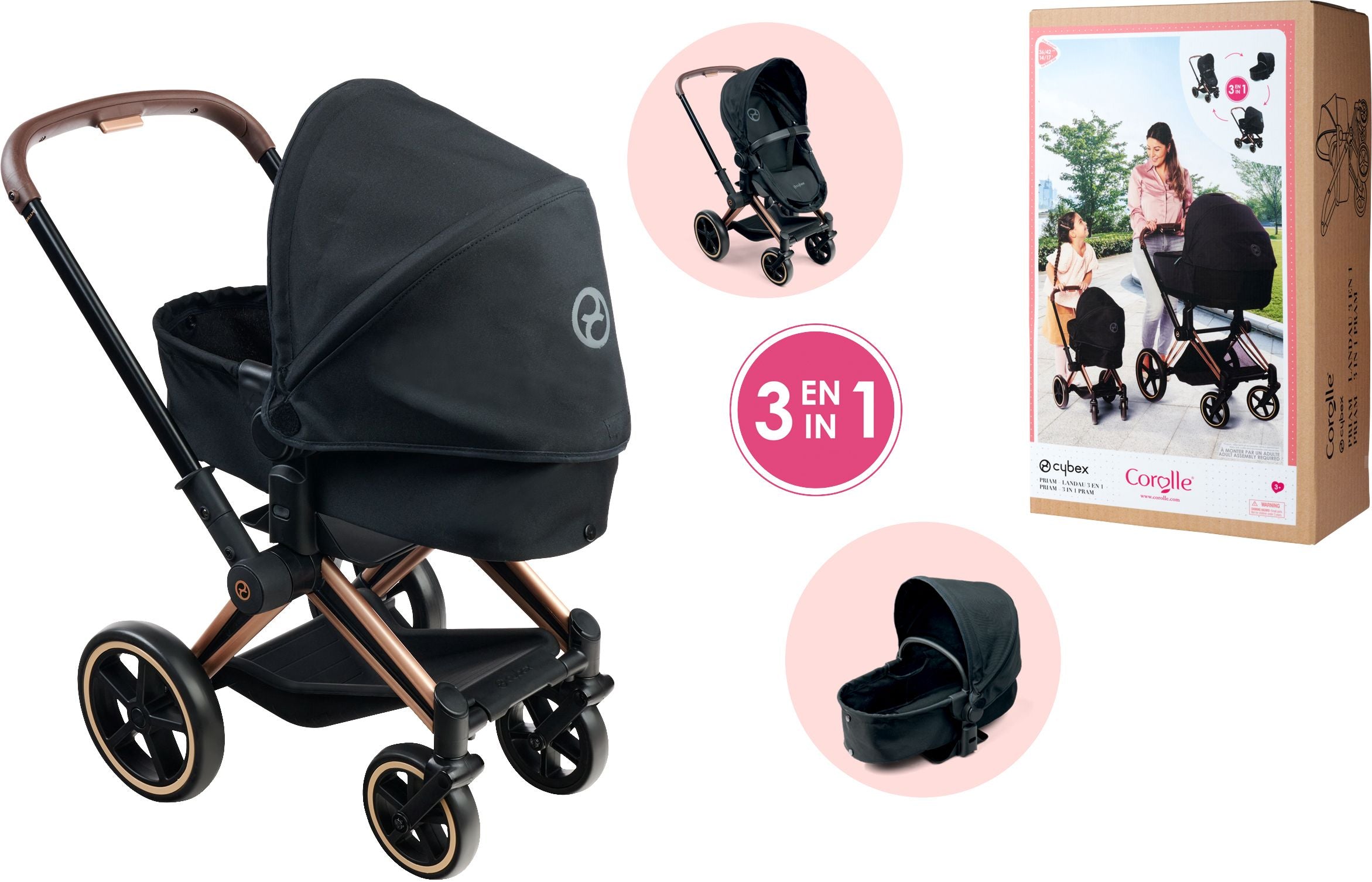 Corolle Cybex Puppenwagen 36 - 42cm - Bild 1