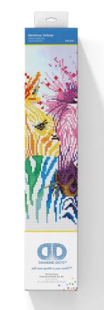 Diamond Painting Regenbogen Zebra - Bild 2