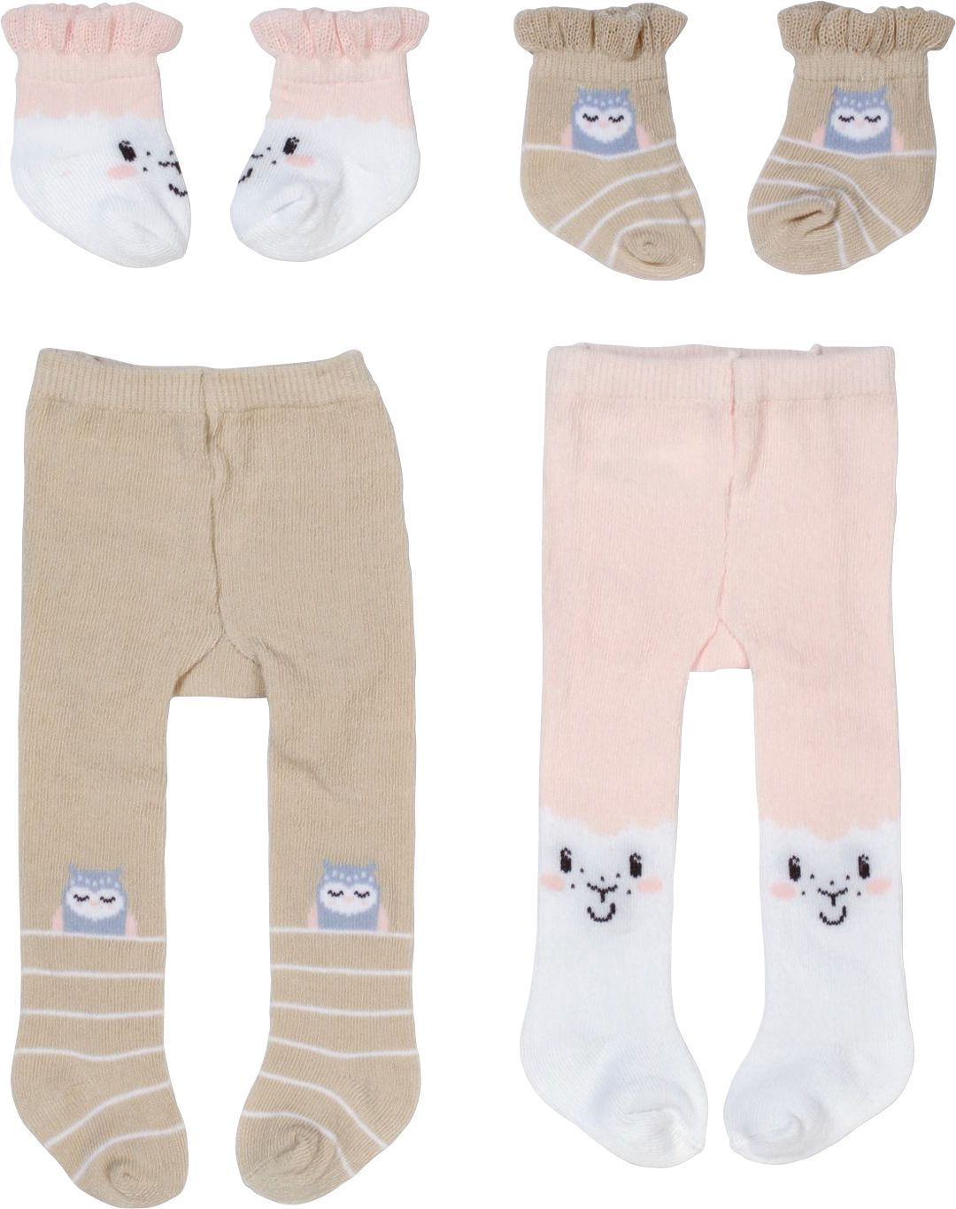 BABY born Strumpfhose & Socken Schäfchen / Eule 43cm - Bild 1