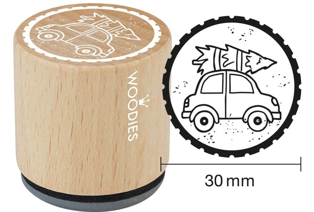 Woodies Holz - Stempel Weihnachtsmotiv - Bild 2