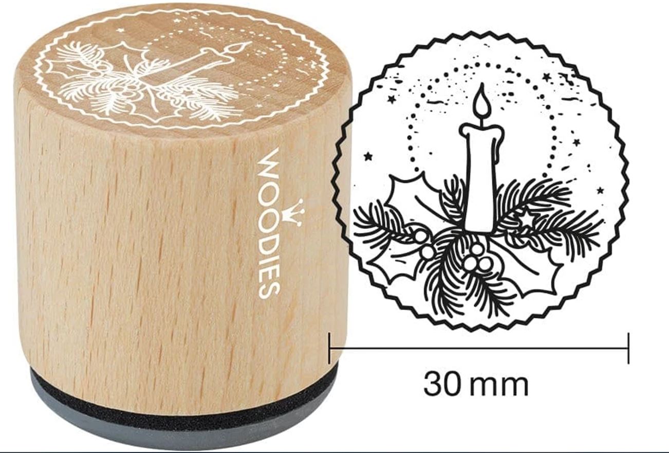 Woodies Holz - Stempel Weihnachtsmotiv - Bild 4