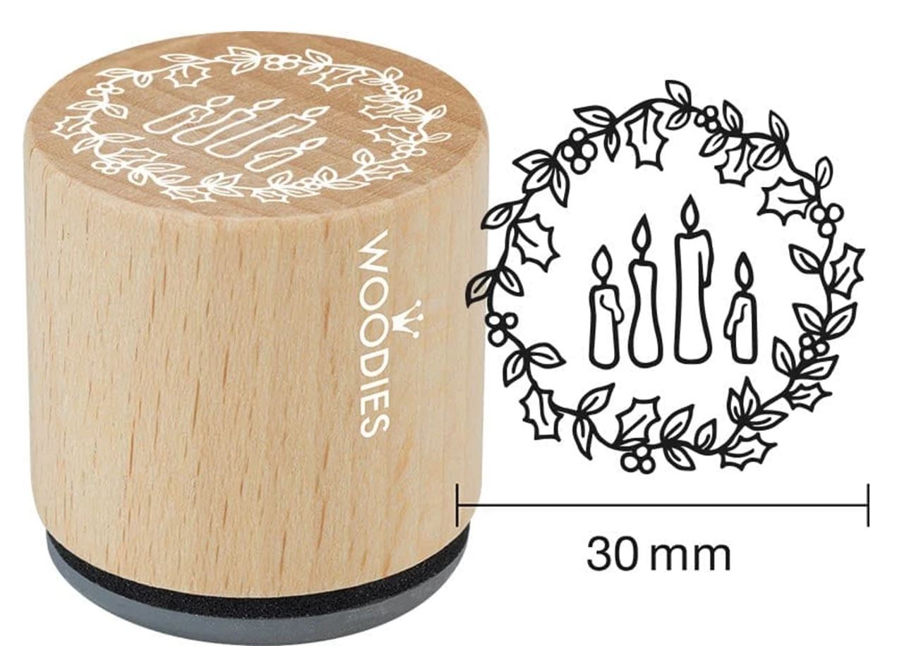 Woodies Holz - Stempel Weihnachtsmotiv - Bild 5