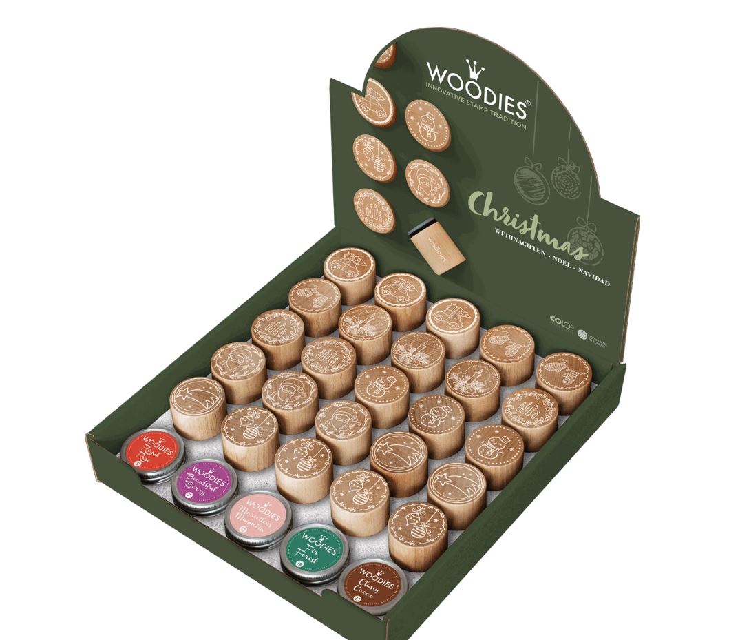 Woodies Holz - Stempel Weihnachtsmotiv - Bild 1