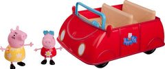 Peppa Pig grosses rotes Auto mit 2 Figuren