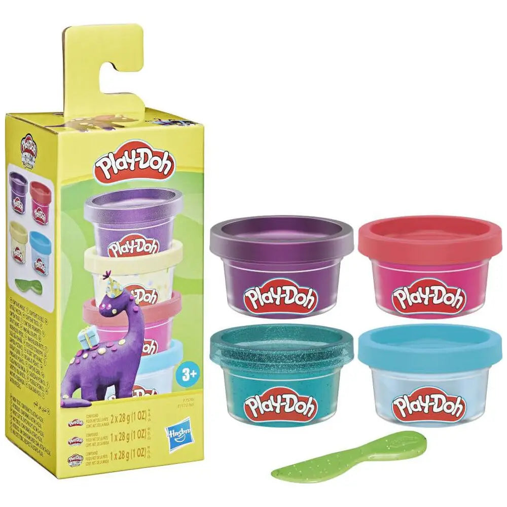 Play-Doh Mini Farbenpack 4 Dosen mit Werkzeug - Bild 1