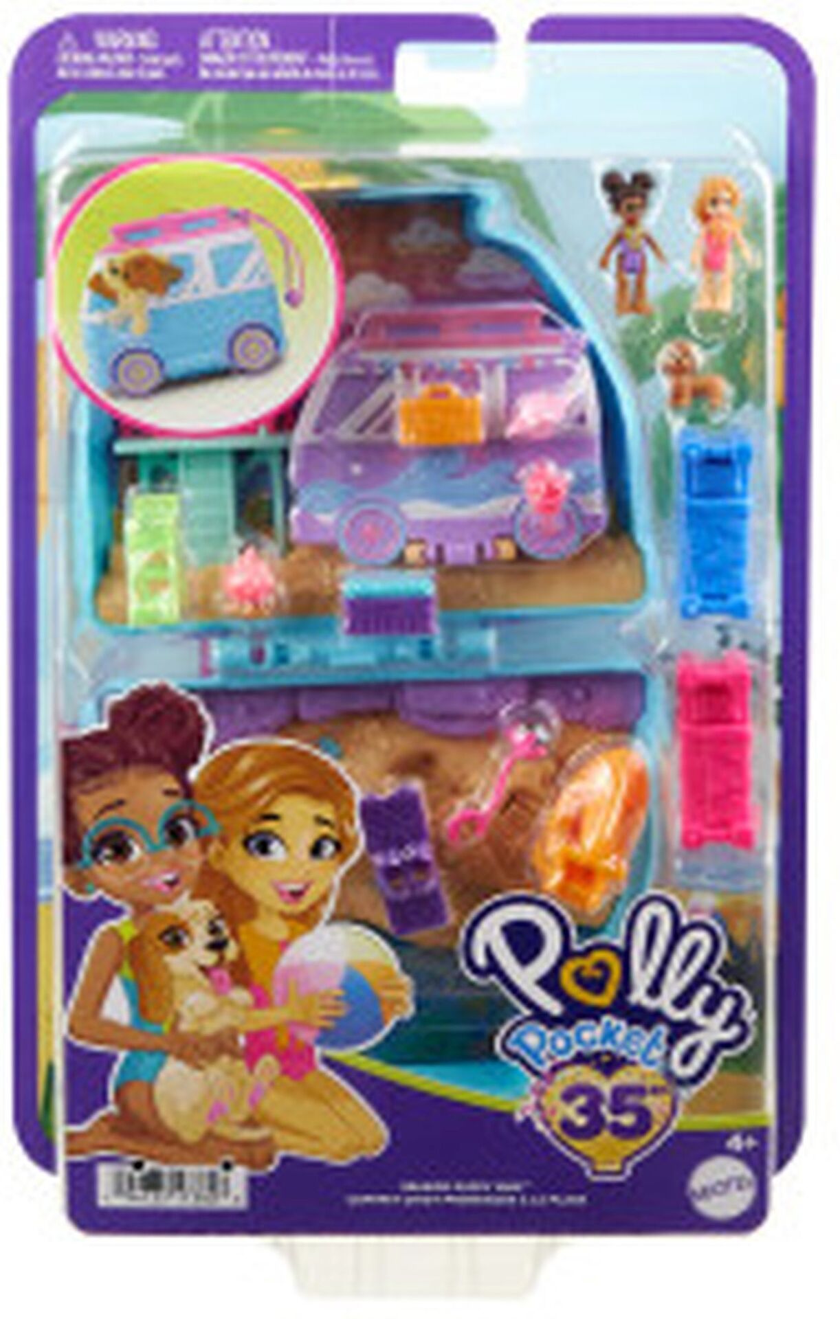 Polly Pocket Bus - Schatulle mit winkenden Hund - Bild 4