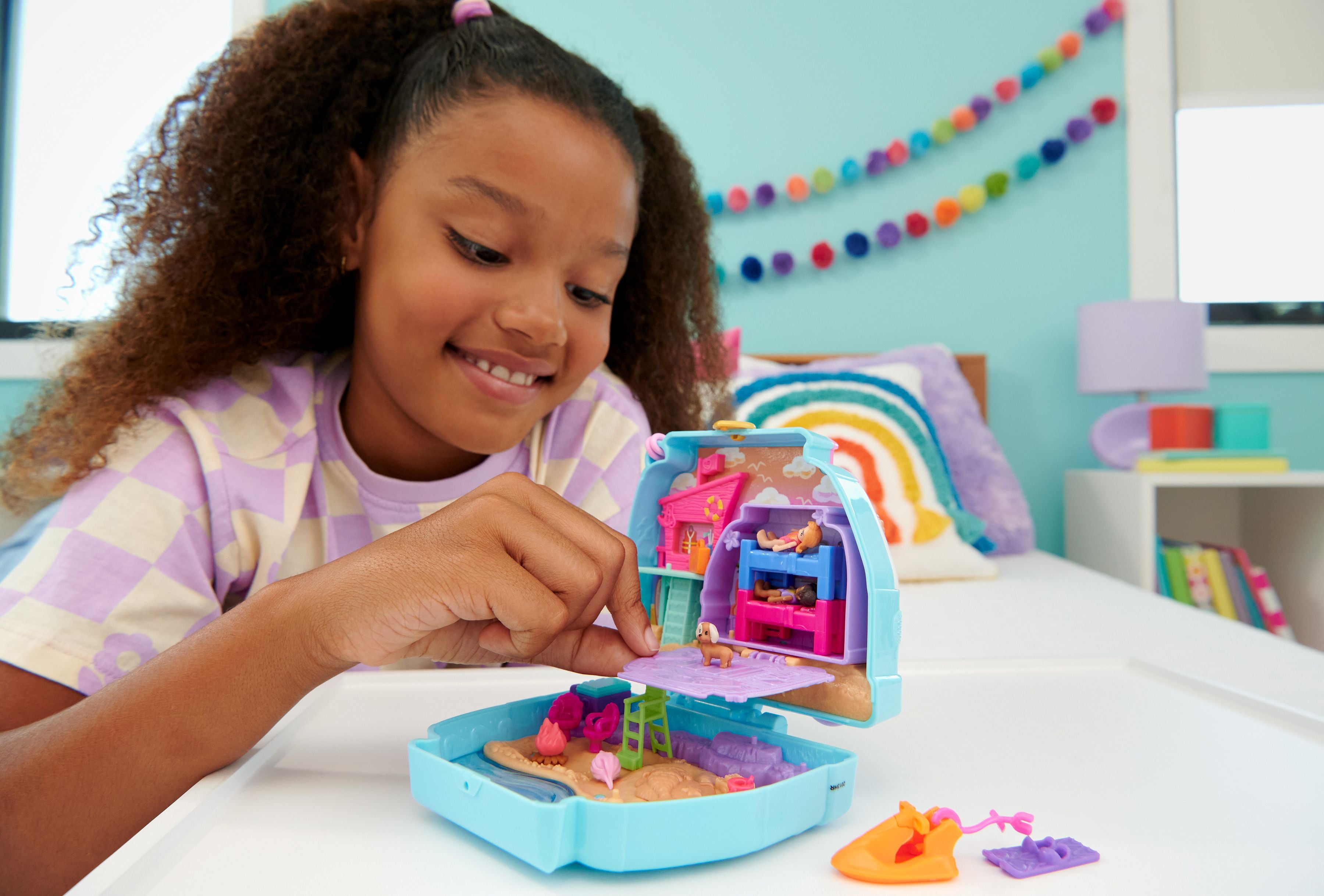 Polly Pocket Bus - Schatulle mit winkenden Hund - Bild 7