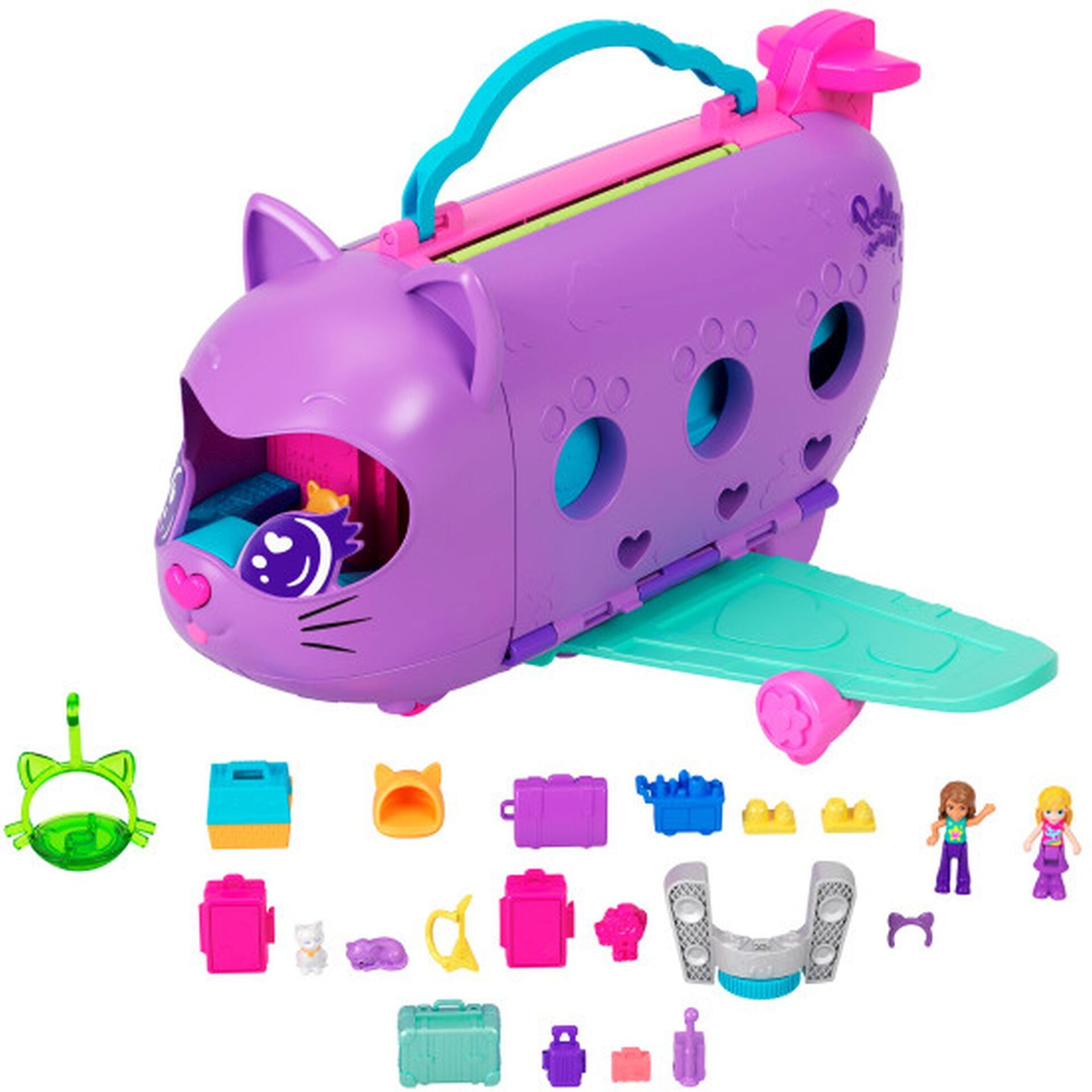 Polly Pocket Kitty Flugzeug - Bild 1