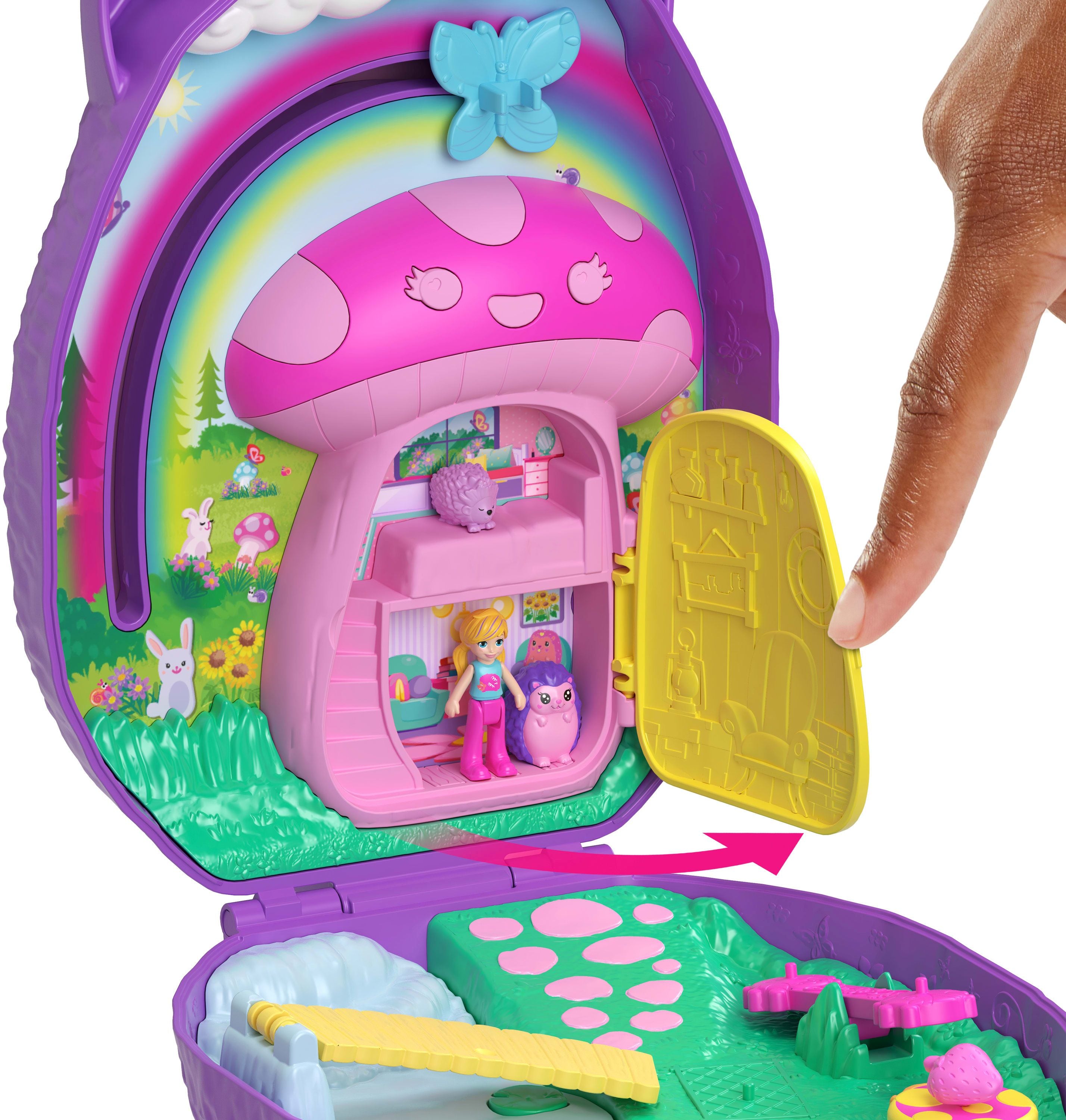 Polly Pocket Igel Mama & Baby Schatulle - Bild 2