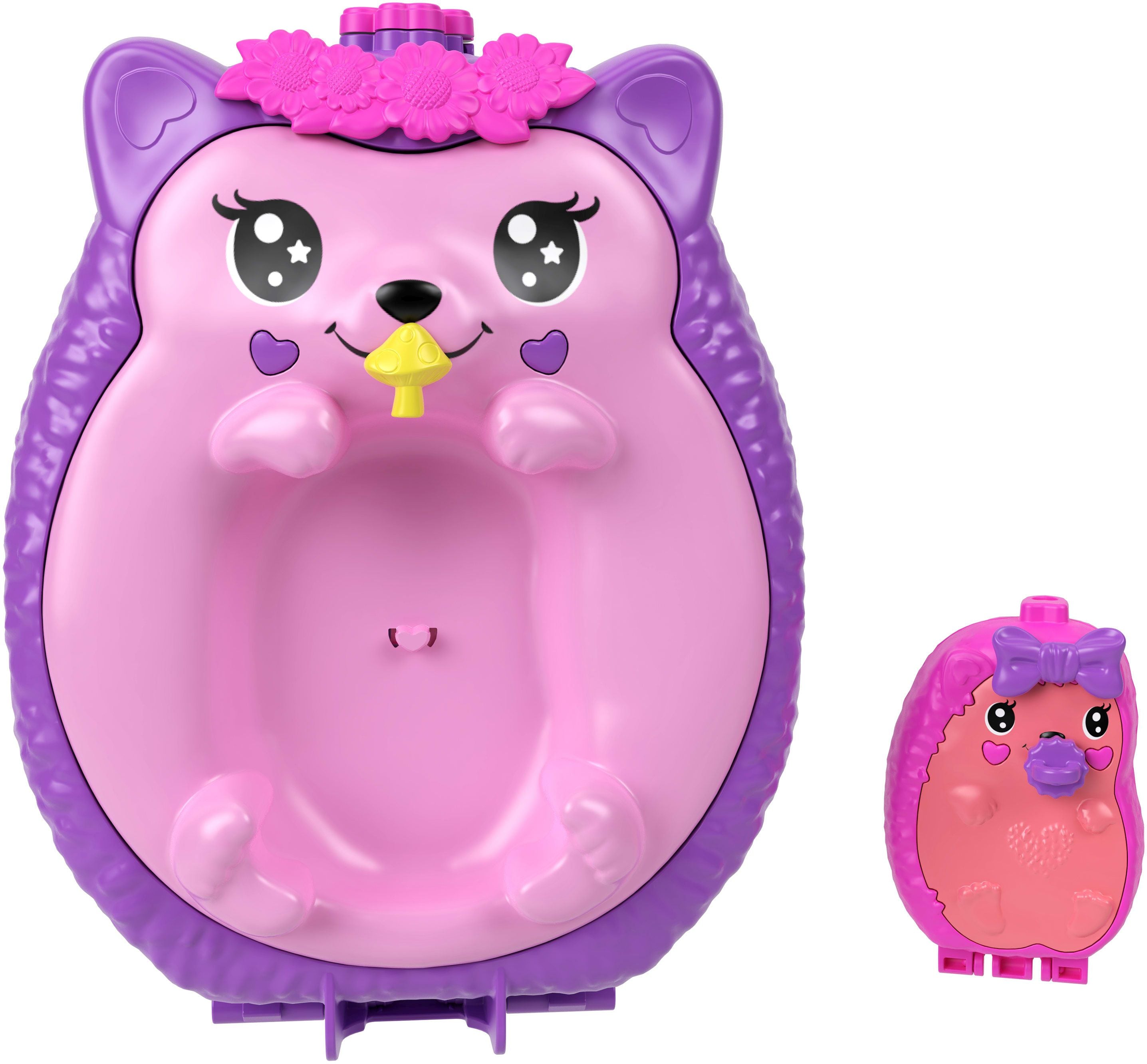 Polly Pocket Igel Mama & Baby Schatulle - Bild 3