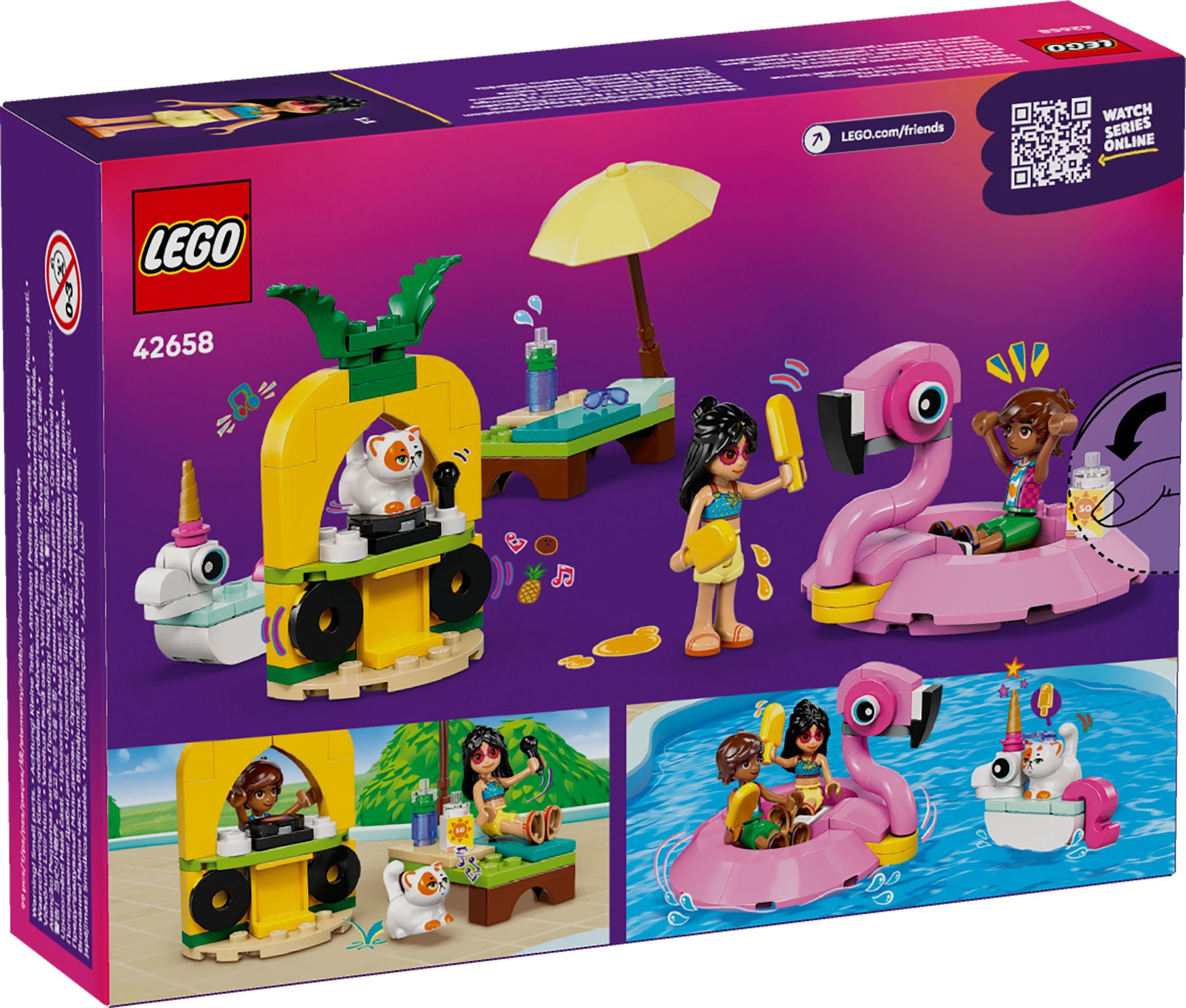 LEGO Friends Poolparty mit Einhorn und Flamingo 42658 - Bild 7