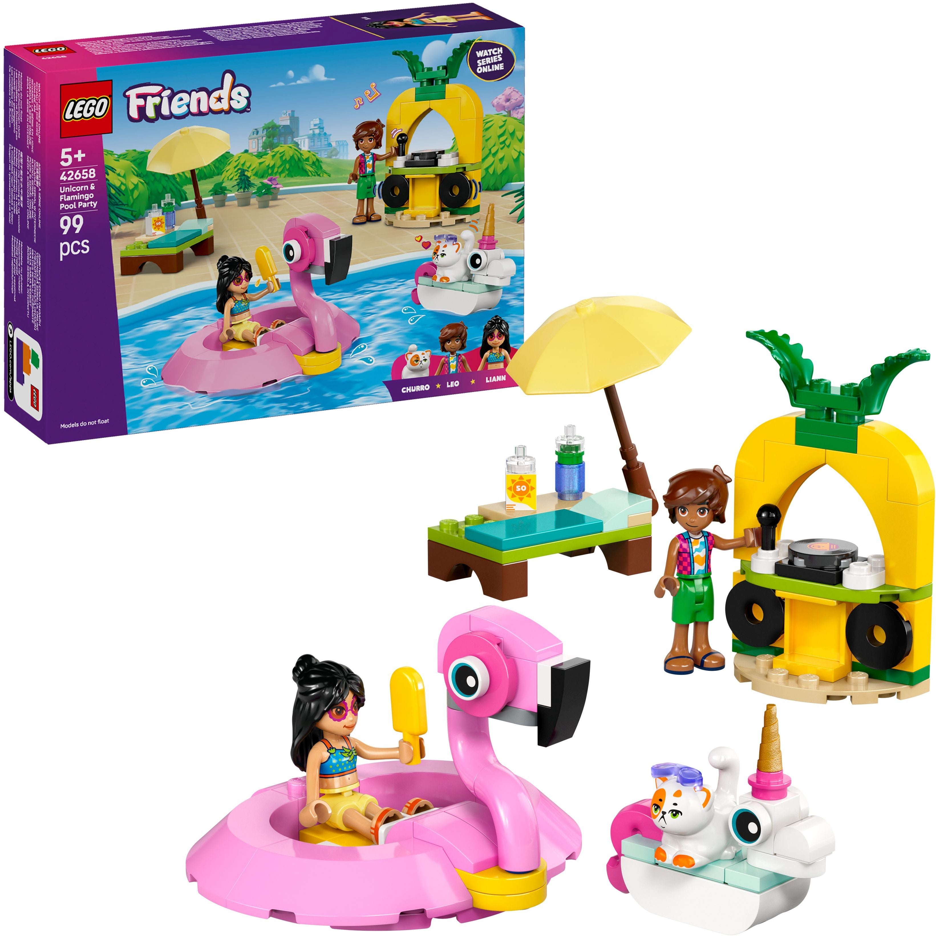 LEGO Friends Poolparty mit Einhorn und Flamingo 42658 - Bild 6