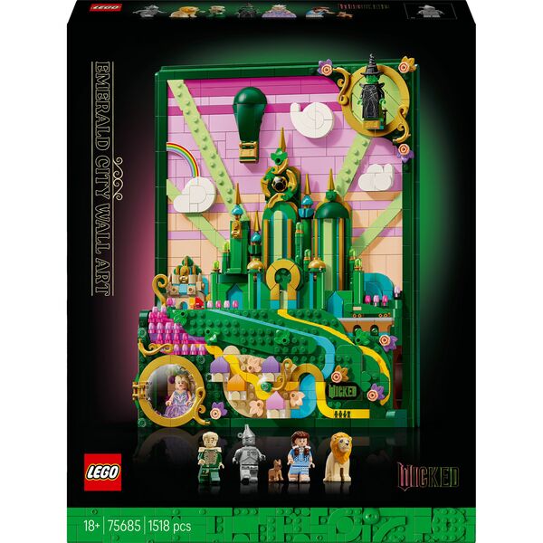 LEGO WICKED Emerald City Wandkunst 75685 - Bild 1