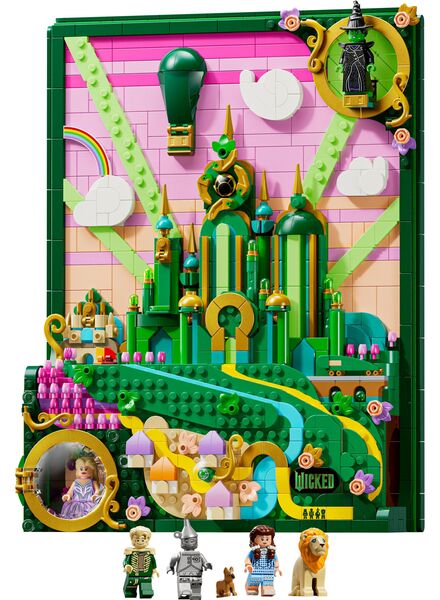 LEGO WICKED Emerald City Wandkunst 75685 - Bild 2