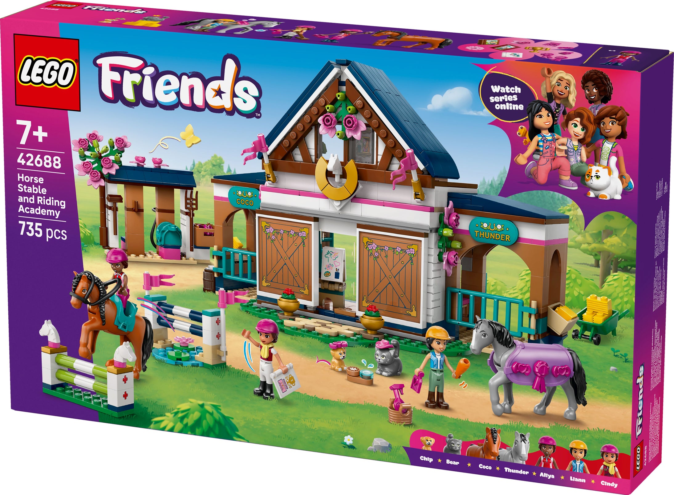 LEGO Friends Pferdestall und Reitschule 42688