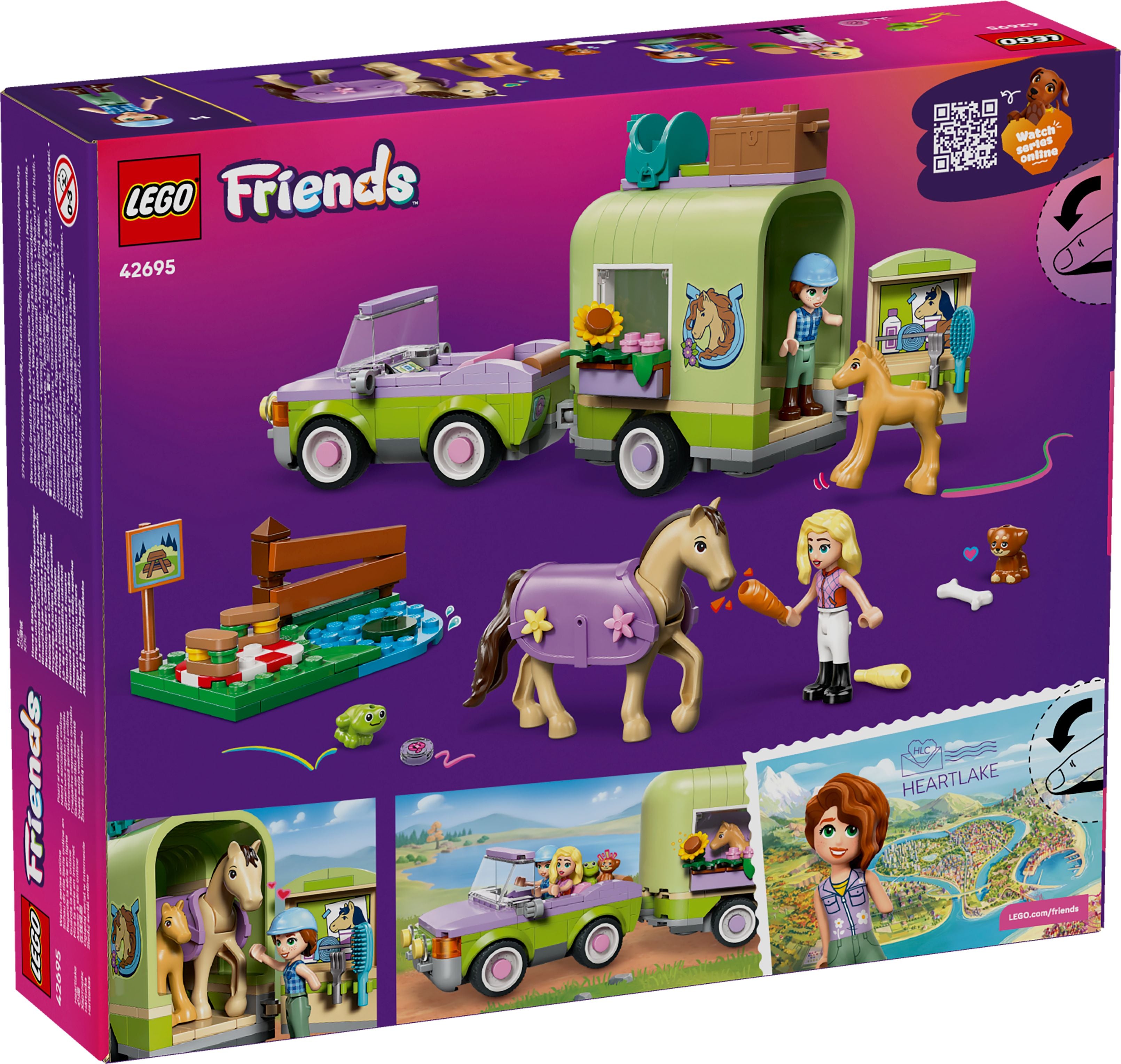 LEGO Friends Pferd und Fohlen mit Pferdeanhänger 42695 - Bild 9