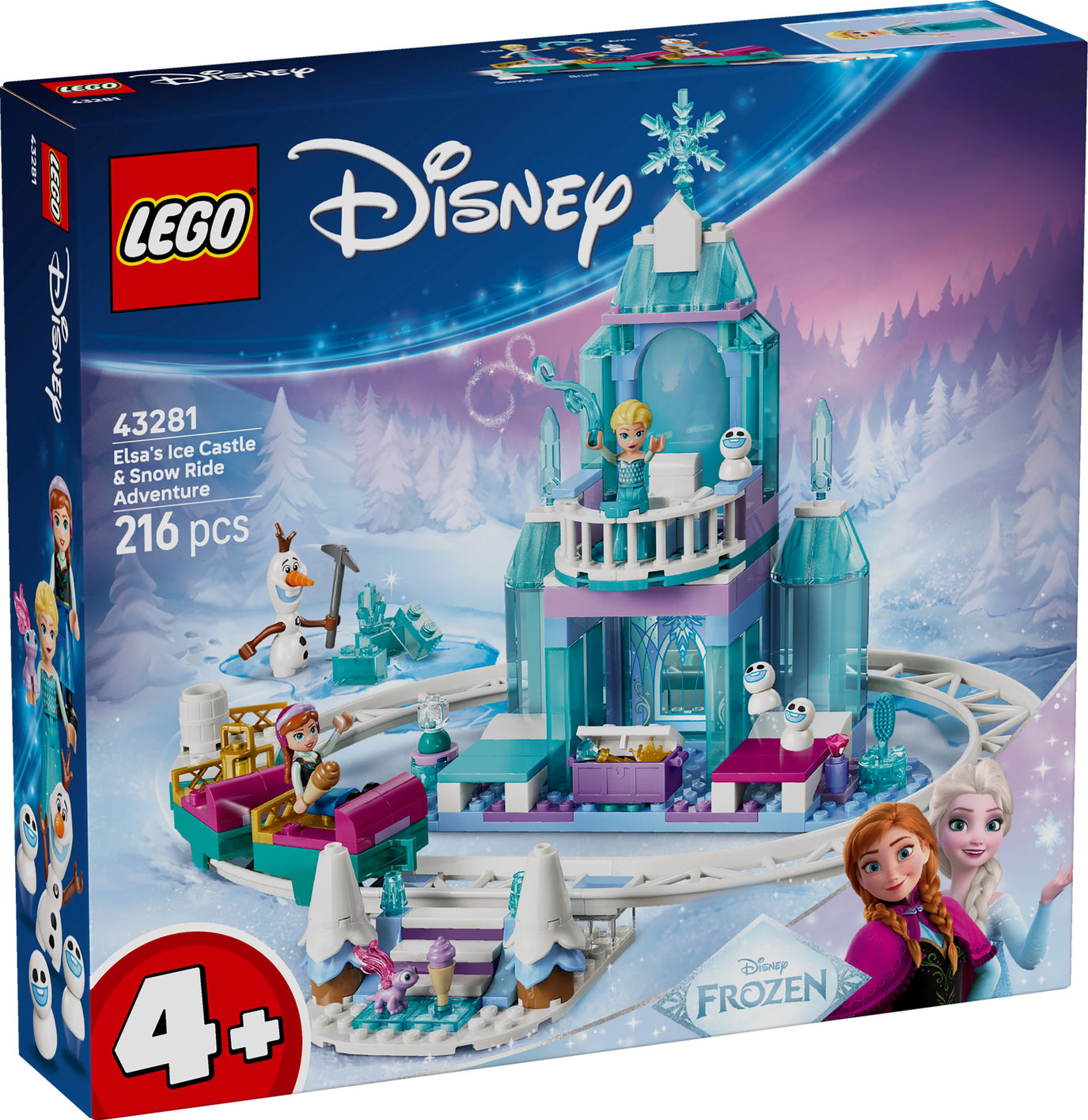LEGO Disney 43281 Elsas Schlittenfahrt um den Eispalast