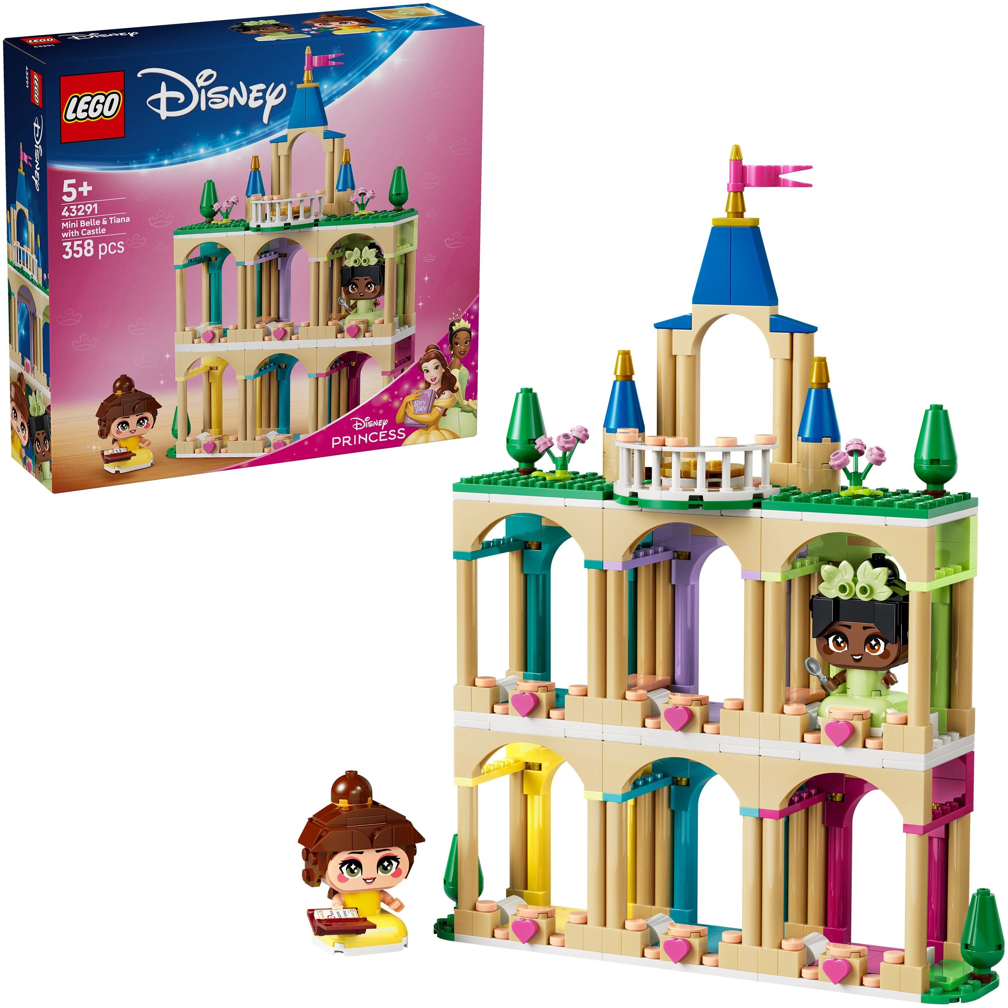 LEGO Disney 43291 Die Mini-Prinzessinnen Belle und Tiana mit ihrem Schloss - Bild 6