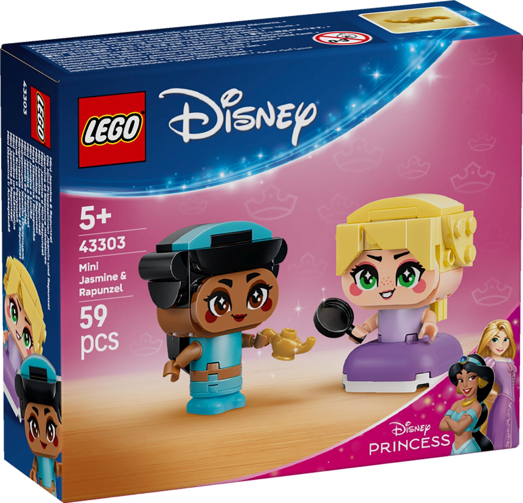 LEGO Disney 43303 Die Mini-Prinzessinnen Jasmin und Rapunzel - Bild 1