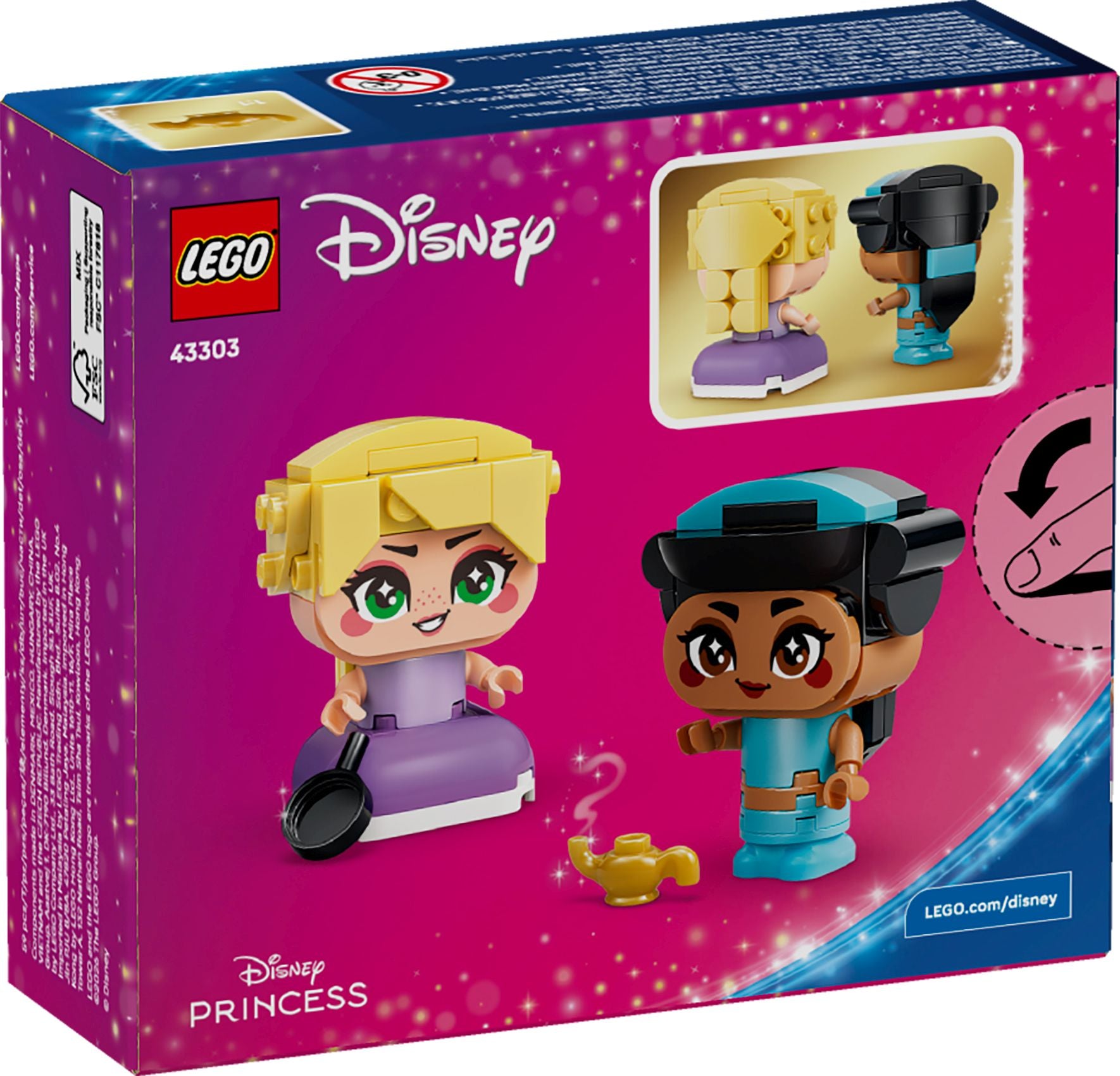 LEGO Disney 43303 Die Mini-Prinzessinnen Jasmin und Rapunzel - Bild 6