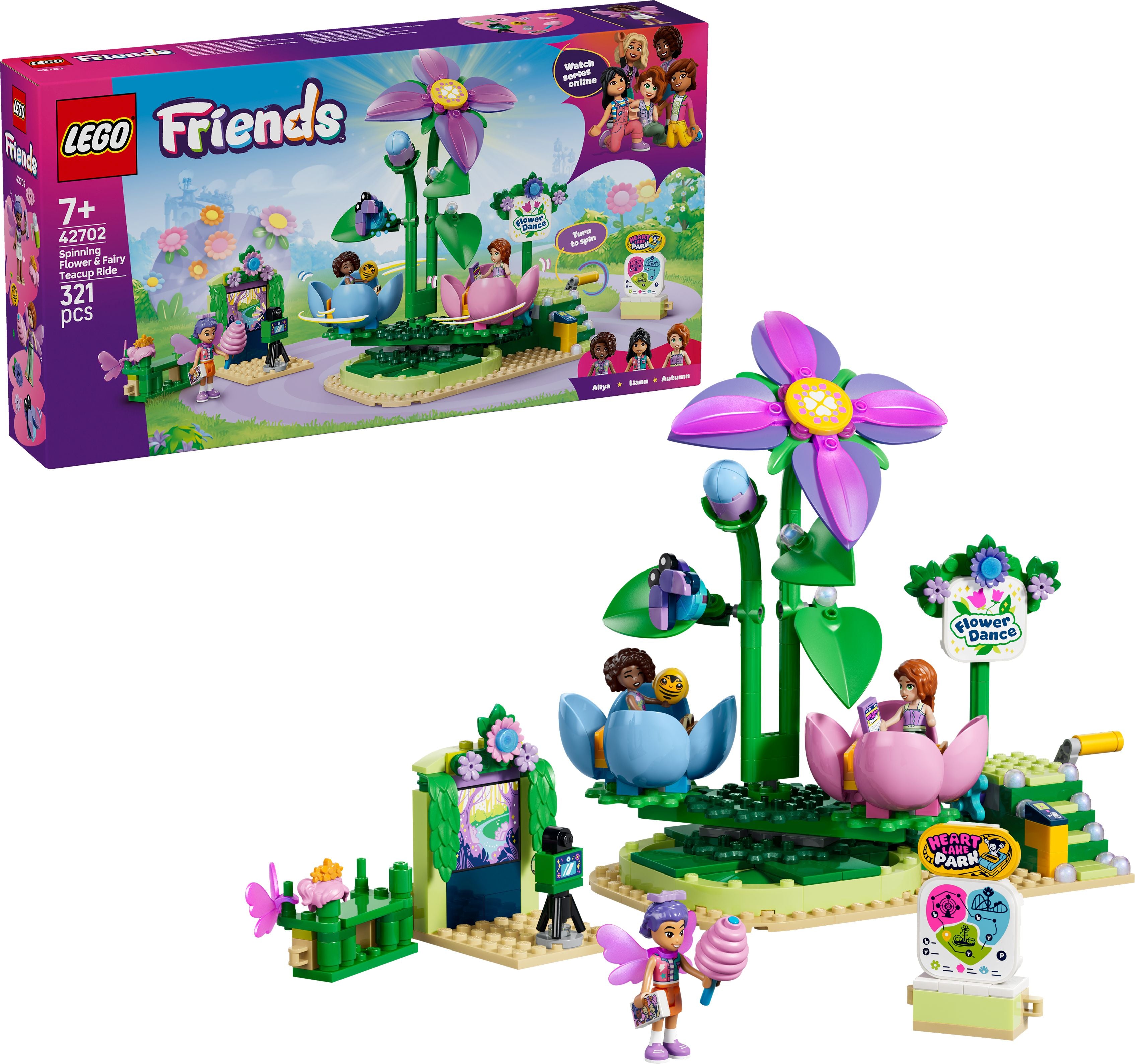 LEGO Friends 42702 Feentassen-Karussell mit Blumendeko - Bild 1
