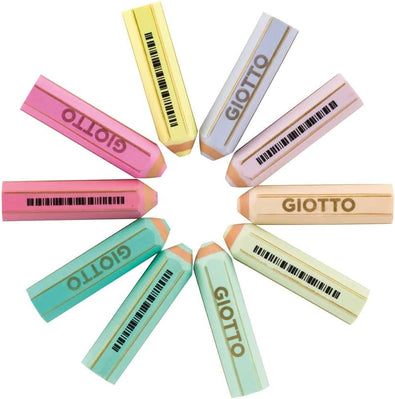 Giotto Happy Gomma Radierer in Stiftform Pastell