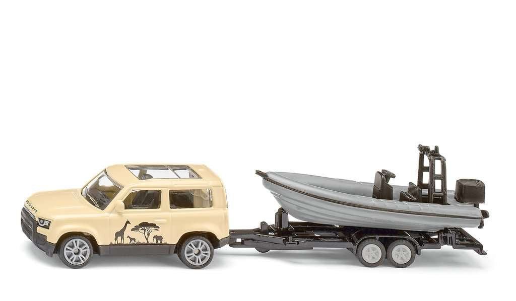 Siku Land Rover Defender "Safari" mit Boot 01.126 - Bild 1