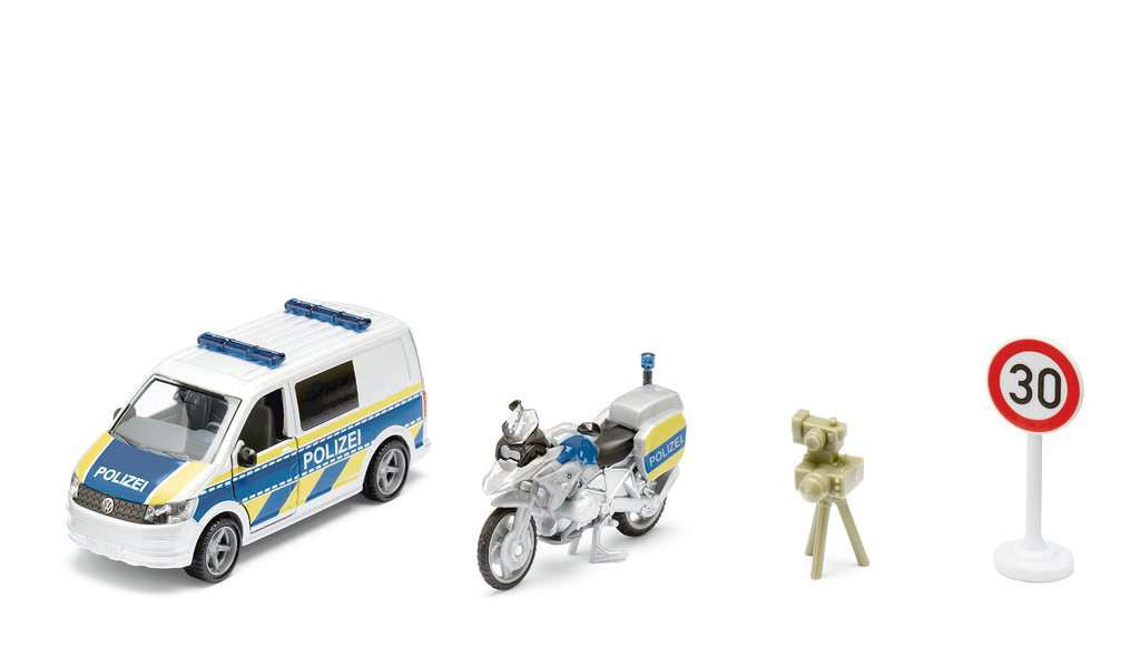 Siku VW T6 mit BWM Motorrad Polizei 02.562 - Bild 1