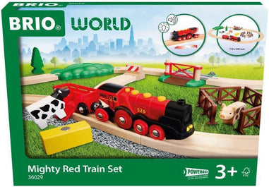 Brio World Mighty Red Train Set 36029