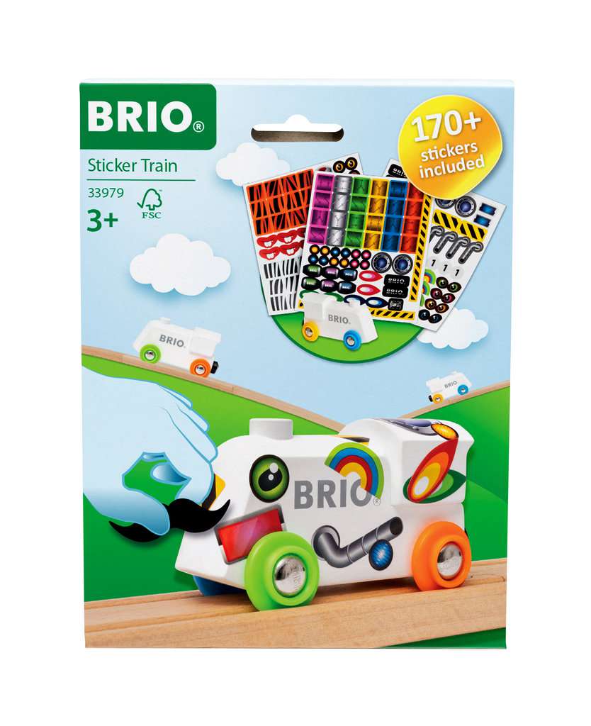 Brio Bahn Sticker-Lokomotive 33979 - Bild 1