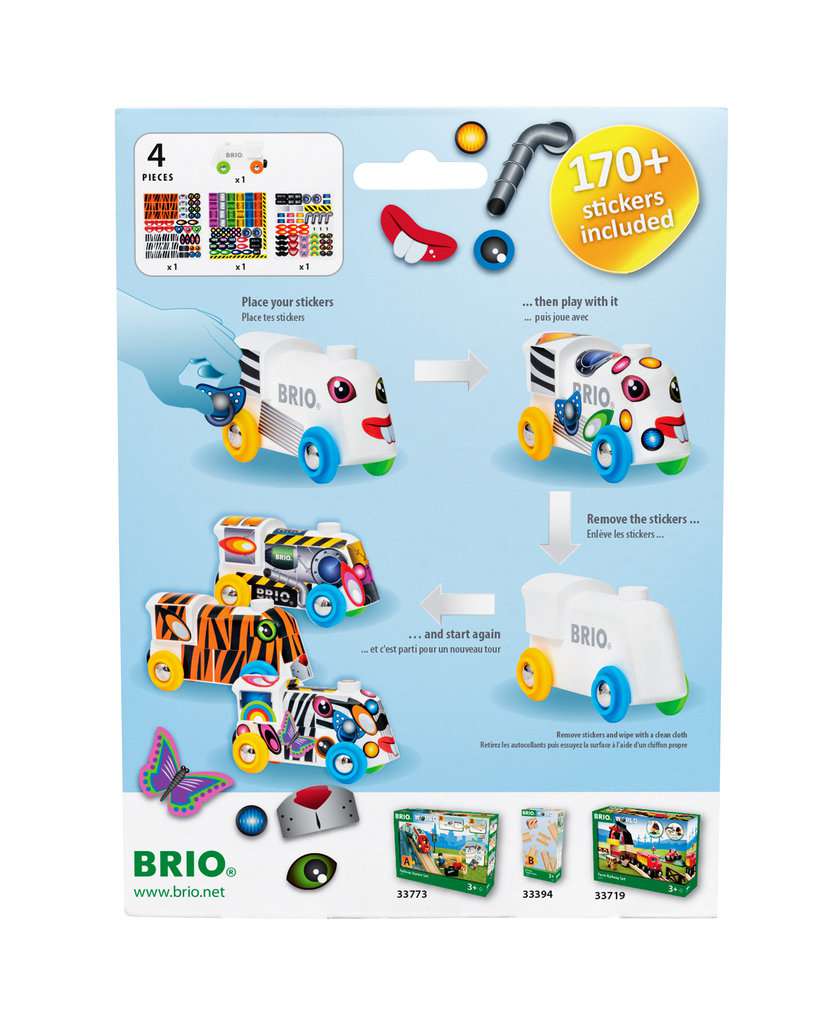 Brio Bahn Sticker-Lokomotive 33979 - Bild 2