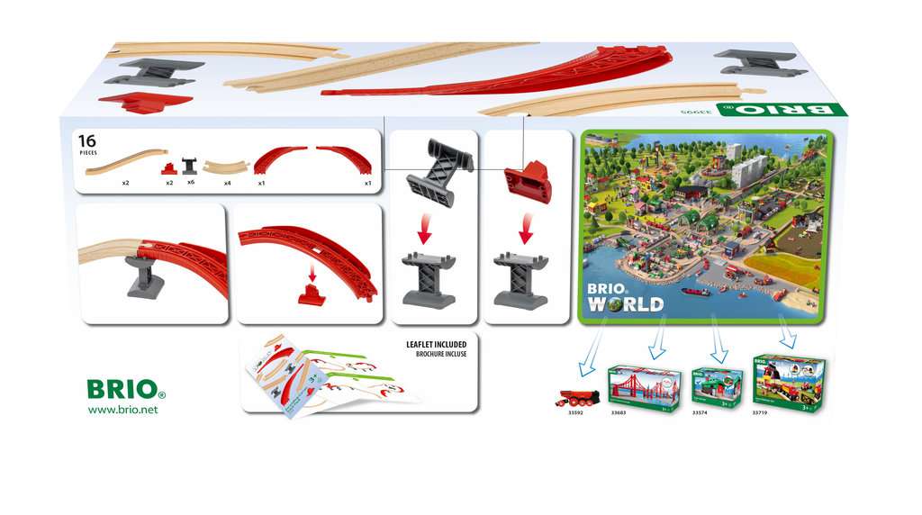 Brio Bahn Schienenpaket Berg und Tal 33995 - Bild 2