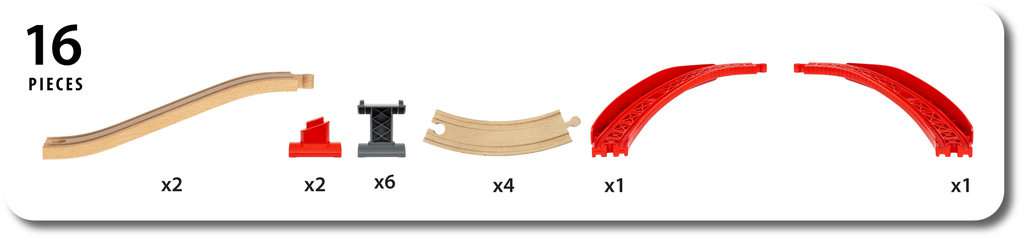 Brio Bahn Schienenpaket Berg und Tal 33995 - Bild 14