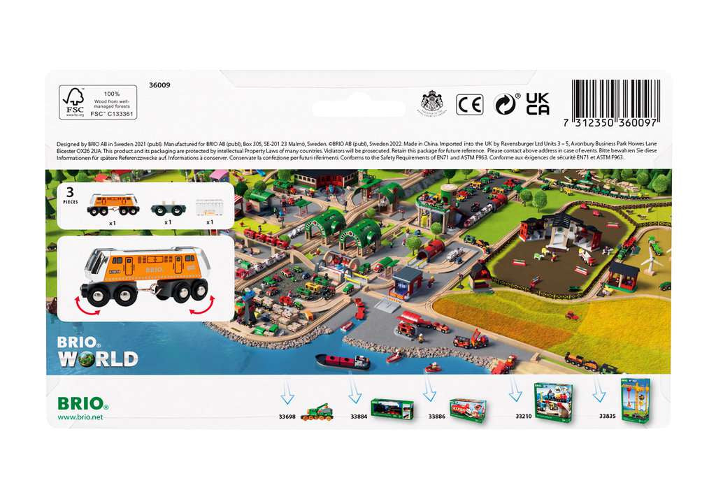 Brio Grosse Frachtlok mit Waggon 36009 - Bild 4