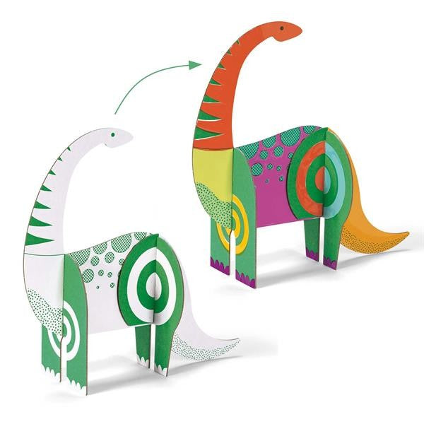 Djeco 3D Bau- & Malset Dinosaurier (mittel) - Bild 2