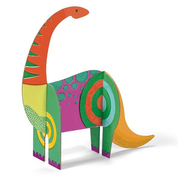 Djeco 3D Bau- & Malset Dinosaurier (mittel) - Bild 3