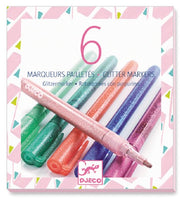 6 Marker Glitzer Sweet