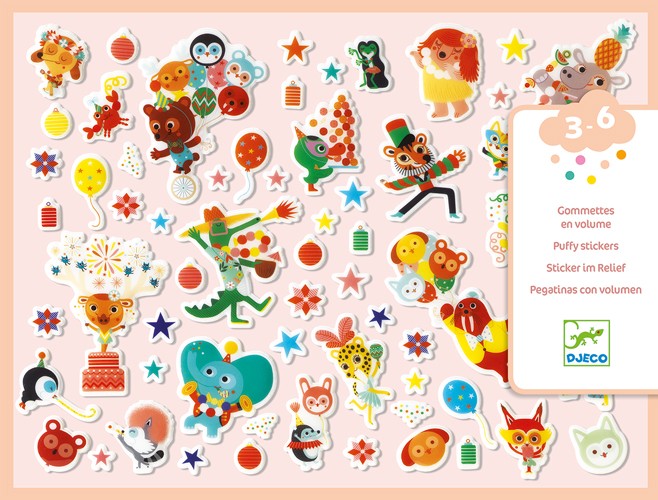 100 Sticker Relief Party - Bild 1